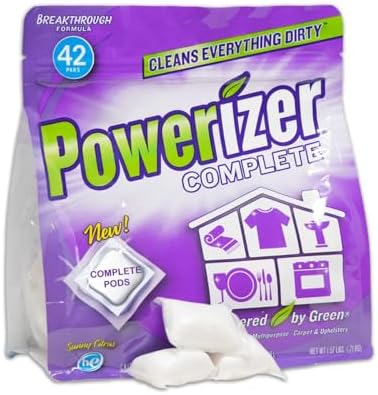 Powerizer Complete - Laundry & Dishwasher Detergent Pods - 42 Count by Powerizer