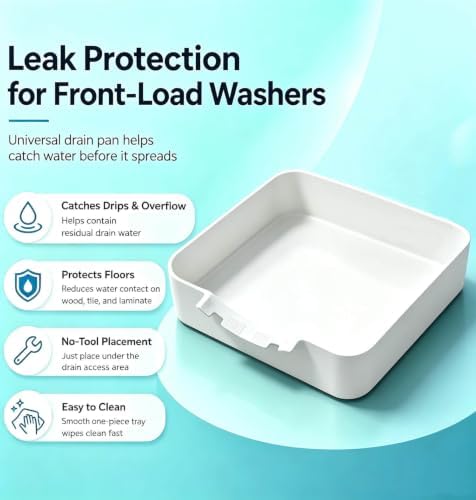 Front Load Washer Drain Tray, Compatible with Samsung Washers - Image 6