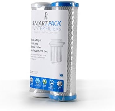 iFilters 2.5 x 10 5 & 0.5 Micron Carbon Block Under Sink Water Filter Set - Image 2