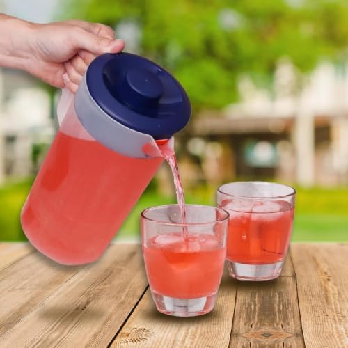 2 Pack - Fridge Door Water Pitcher with Lid (Half Gallon Pitcher / 64oz) - Image 4