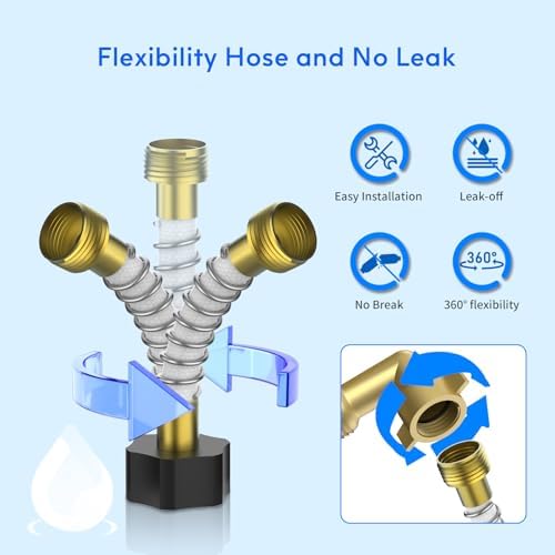 Lifefilter RV Water Filter with 90 Degree Elbow and Flexible Hose Protector - Image 6