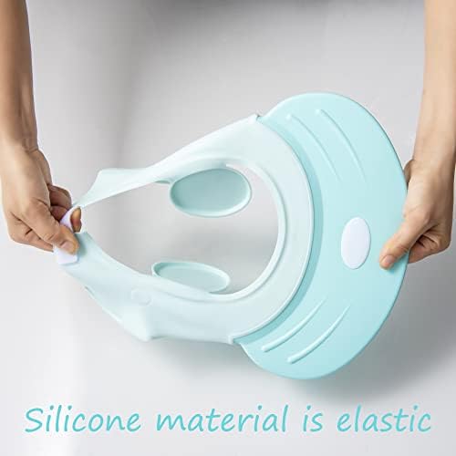Baby shampoo cap shower visor shield hat kids bath Washing Hair rinser Prevents Water from Pooling in Face for To protect the eyes and ears of toddlers and children - Image 4
