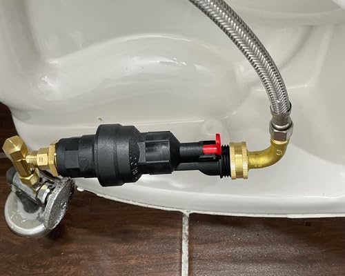 Water Block Automatic Toilet Leak Detector & Shutoff Valve Kit - Stops Leaks, Prevents Floods & Property Damage, Saves Money & Conserves Water - Includes Fittings - Tight Space Horizontal Installation - Image 4