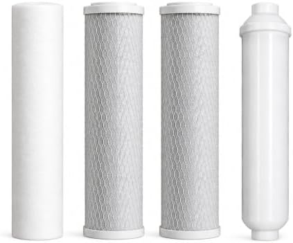 CFS 4 Pc RO Filter Set with Inline for FILTER-SET-ES ROES-50 by CompleteFiltrationServices