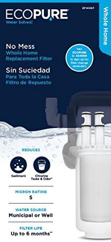 EcoPure WHARF30 Whole Home Pivotal Replacement Water Filter – Fits EPWHE System – NSF Certified – 30 Micron – Reduces Sediment, Sand, Dirt & Rust – 6-Month Life – Easy, Mess-Free Changes - Image 6