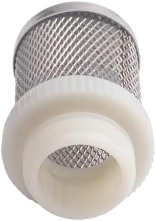 Garden Rainwater Filtration System Stainless Steel Suction Strainer Basket for Water Storage Barrels and Hose Pumps, Mesh Filter with 1/2 Inch and 3/4 Inch Thread Adapters(1/2inch) - Image 3