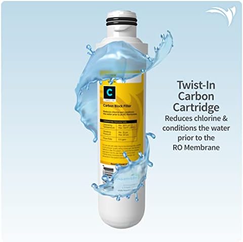 AquaticLife Twist-In RO/DI Replacement Kit, 100 GPD, 4-Piece - Image 3