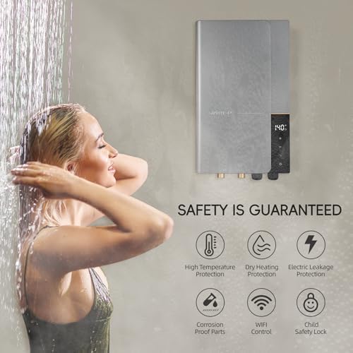 18kW Tankless Water Heater Electric 240V, Up to 4.3 GPM, LED Display - Image 5