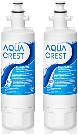 AQUA CREST ADQ36006101 Water Filter, Replacement for LG® LT700P®, 2 Pack by AQUACREST