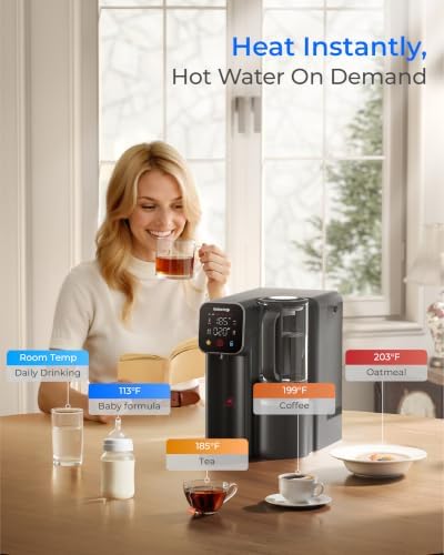 Waterdrop M6HG Instant Hot Countertop RO Water Filter, [ Mineral Added ] - Image 3