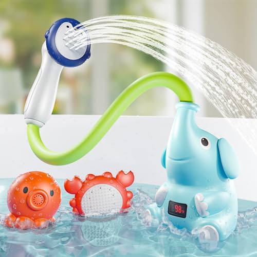 G-WACK Baby Bath Toys Shower Head Sprayer with Baby Stuff Water Themometer by G-WACK