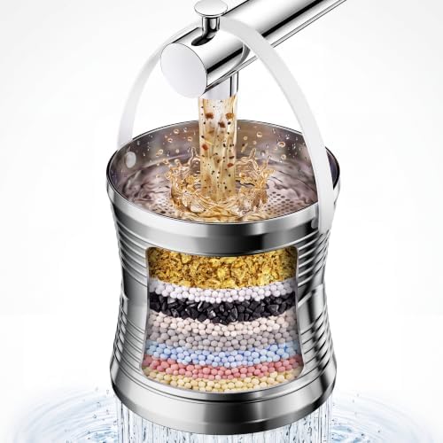 HOPOPRO Bath Filter for Tub Faucet, No-Spill 8-Stage Shower Water Filter by HOPOPRO