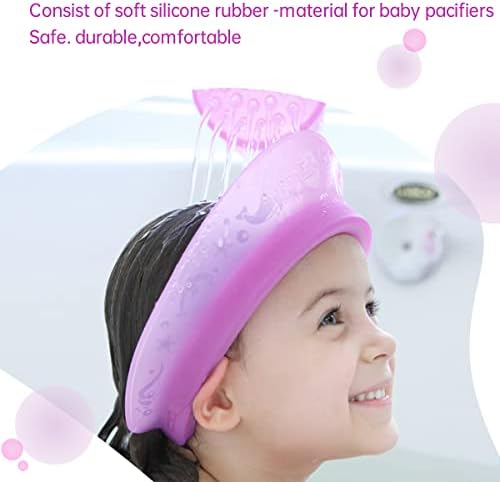 Kair Bath Visor for Babies, Silicone Air Cushioned Shower Cap for kids, Shower Water Guard for 1-9 Years Children bath and Toddler Bath (Head Circumference Greater Than 15 Inches) - Image 4