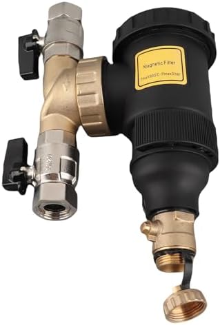 Aramox Premium Brass Magnetic Boiler Filter with 5μm Filtering Accuracy Easy Maintenance for Heating System - Image 4