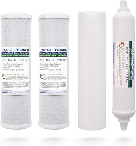 AMI 50 GPD Reverse Osmosis Filter Replacement, 5-Stage, Pre & Post Filter by AppliedMembranesInc