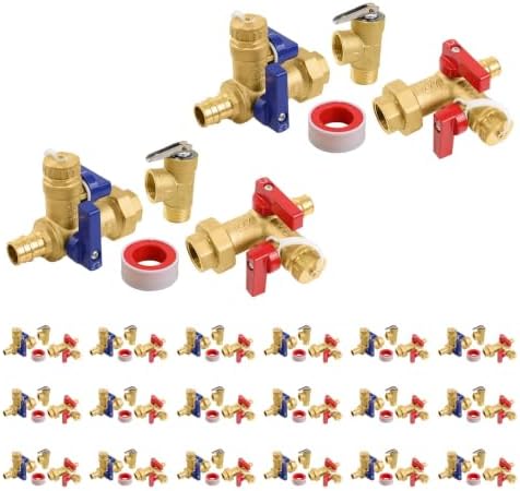 20 Sets Niikappu Tankless Water Heater Valve Kit, 3/4"FIPxPEX-A(Tool054-20) by Unknown