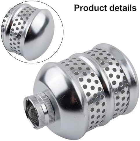 Gentle Aluminum Air Bubble Filter Balls with Raw Tape for Garden Hose Irrigation, Wide Spray Pattern for Delicate Plants, Lawns and Outdoor Spaces, Silver, 4 Pieces - Image 3
