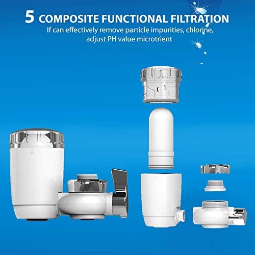 Faucet Filter, Effective Purification System, Reduces Lead & Bad Taste, BPA Free, Water Purifier, Replacement Pack of 1 - Image 5