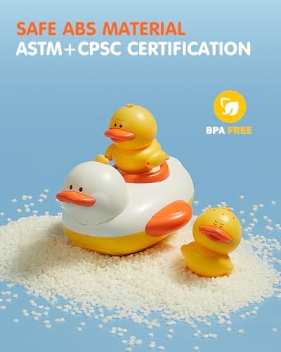 Duckie Baby Bath Shower Head, Toddler Bath Toys for Kids Ages 1-3 - Image 6