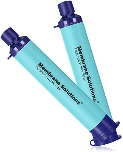 Membrane Solutions Personal Water Filter Straw Bundle with 2 Pieces Travel Carry Case, Personal Water Filter Storage Case, Portable Water Purifier Case (Pack of 2) - Image 3
