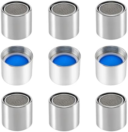 9 Pack Kitchen Faucet Aerator, 55/64 Inch Female Thread Sink Aerator by XNTONG