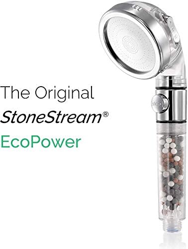 Original StoneStream® EcoPower Shower Head System — Handheld Showerhead Replacement Stones - Image 6