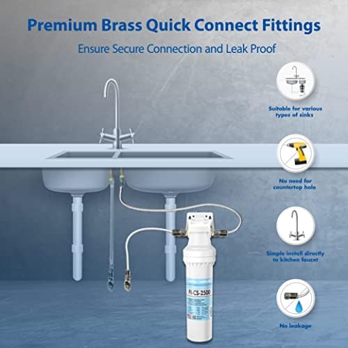 APEC Water CS-2500 Ultra High Capacity Under Sink Water Filtration System - Image 4