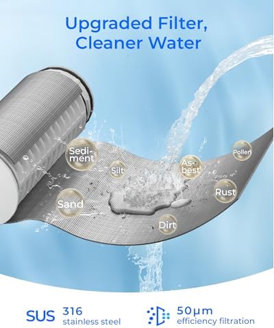 Waterdrop PF01 Spin Down Sediment Filter, 50/200 Micron - Image 4