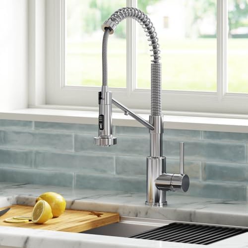 Kraus Bolden 2-in-1 Pull-Down Single Handle Kitchen Sink Filter Water Faucet for Reverse Osmosis or Water Filtration System in Chrome, KFF-1610CH - Image 2
