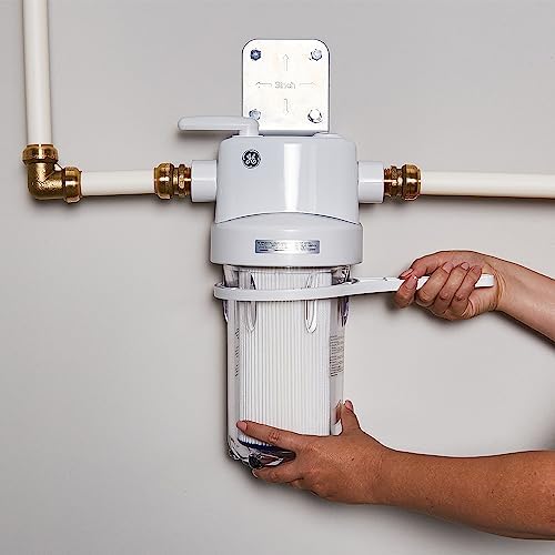 GE Whole House Water Filtration System & Filters | Reduces Sediment, Rust & More | Install Kit & Accessories Included | GXWH40L, FXHSC - Image 5