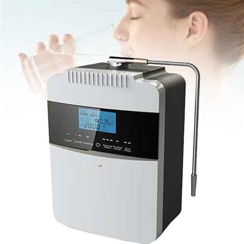Smart Alkaline Water Ionizer,7 Water Settings,Ph2.5-11.2 Home Water Filtration System,Up to -850mv Orp,10000l per Filter,with Smart Voice,110V by Unknown