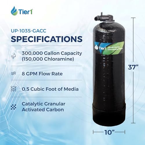 Tier1 Whole House Chloramine Water Filter System, 300,000 Gallon Capacity - Image 2