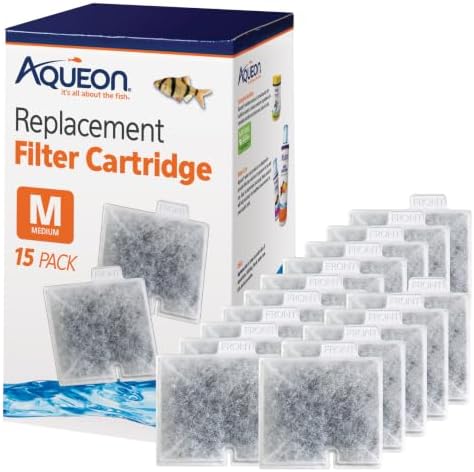 Aqueon Replacement Filter Cartridges Medium, Filter Cartridge, 15-Pack by Aqueon