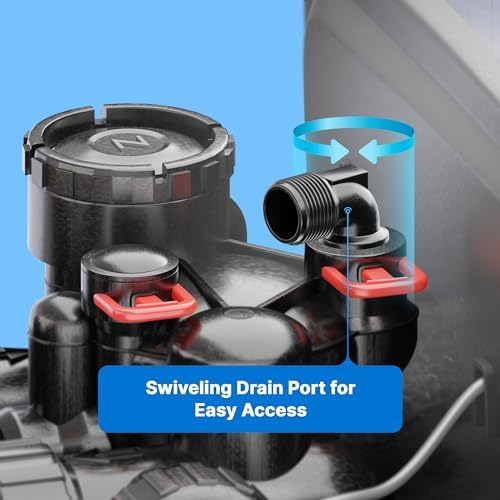 WECO SFT-CAT-581SM-1248 Hybrid Water Softener and Conditioner System for Whole House Water Treatment - 1" MPNT Connection - Cation Resin and Catalytic Carbon Media - Automatic Backwash and Regen - Image 6