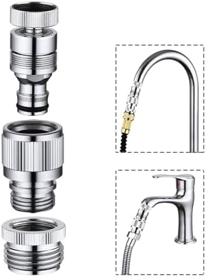 Kitchen Sink Faucet Quick Connector, Faucet to Garden Hose Adapter by walkinginrain