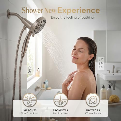 Magnetic Handheld Shower Head Brushed Nickel - Image 2