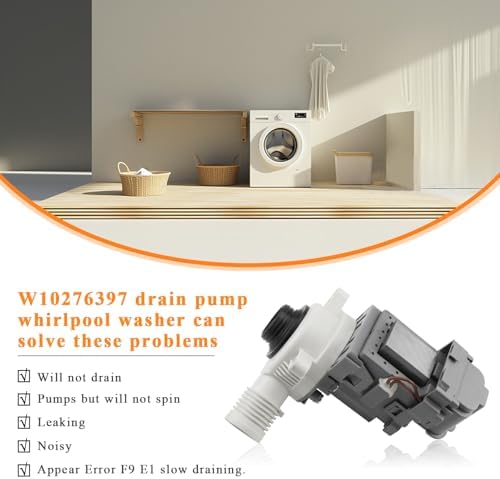 2026 UPGRADE W10276397 Washer Drain Pump by Blutoget -FIT for Whirlpool kenmore May.tag Washer- B40-3A drain pump Replacement for LP397 1874334 AP6018417 PS11751719 EAP11751719-10 Years WARRANTY - Image 4