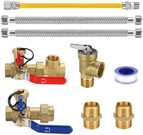 3/4 Inch Tankless Water Heater Valve Kit by HOME