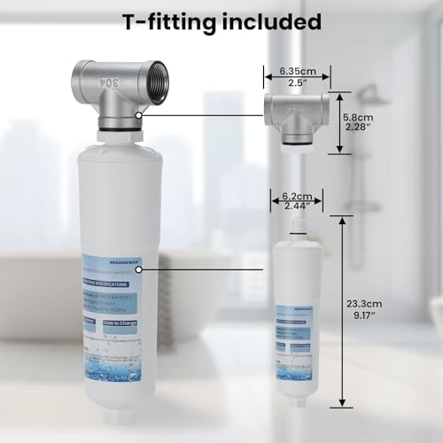 MEASUREMAN 3/4''NPT Whole House Scale Inhibitor Filter - Anti-Limescale Protection for Hot Water Heaters, Pipes & Appliances, Prevents Buildup, Extends System Lifespan​ - Image 5