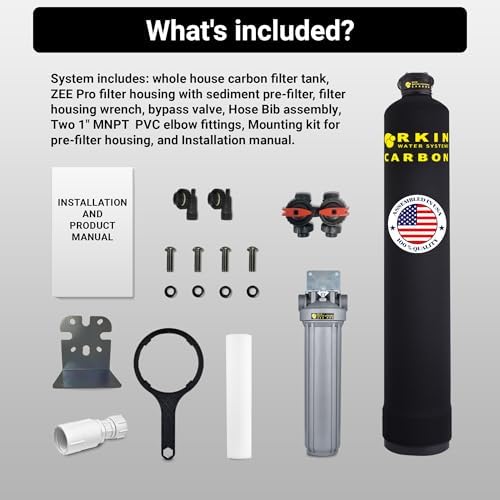 RKIN No Drain or Power DIY Install Whole House Carbon Water Filter System - Image 5