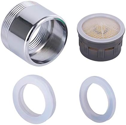 2 Pack 1.5 GPM Sink Faucet Aerator, Male and Female Dual Thread Aerator, Regular/Standard Size, Chrome by NIDAYE - Image 4