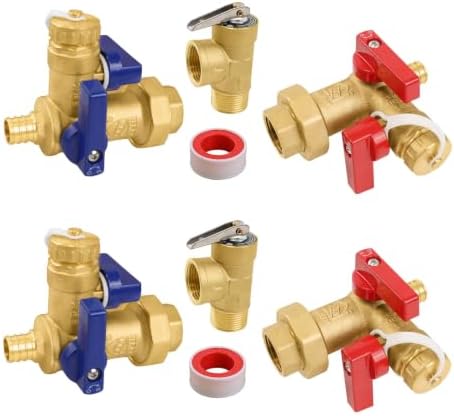 2-Set GUOFIS Tankless Water Heater Service Valve Kit,FIPx PEX(TOOL053-2) by GUOFIS