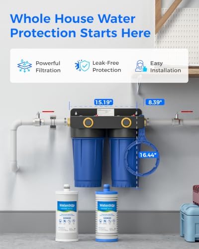 Waterdrop WHF2E-PC Whole House Water Filter System, 4-Stage Filtration - Image 2