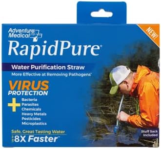 RapidPure Pioneer Ultralight Water Purification Straw by RapidPure