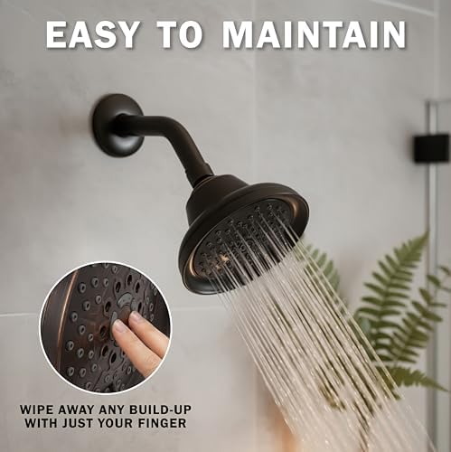 Aqua Elegante Massage Shower Head With Mist - 1.8 GPM - Oil-Rubbed Bronze - Image 6