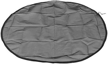 Generic Rain Drum Net Cover Practical Mesh Screen Drawstring Protector for Garden 37.4 Inch Diameter - Image 5