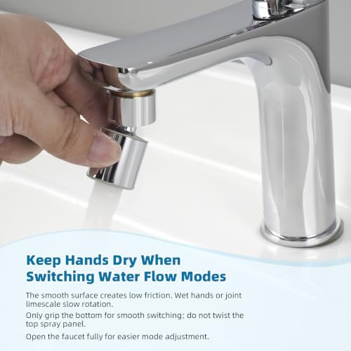 Hibbent NSF/ANSI/CAN 61 & cUPC Certified Faucet Aerator, Chrome - Image 6
