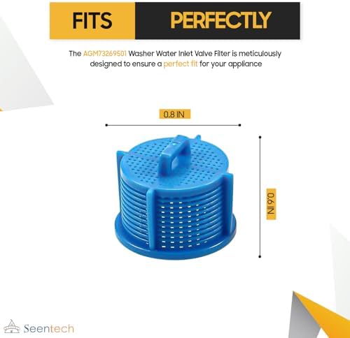 Seentech AGM73269501 Washer Water Inlet Valve Filter Screen – Compatible with Whirlpool Ken-more L-G Washing Machines – Replaces AP5202486 1810261 PS3618281 (4-Pack) - Image 4