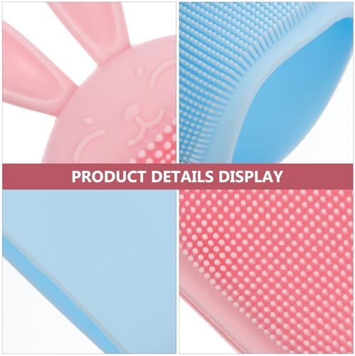 3pcs Silicone Baby Kids Shower Brush for Bath Time Cleaning - Image 4