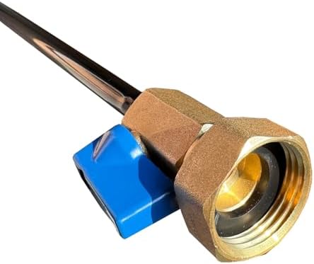 Camper/RV water heater flush wand | Reverse rv Sediment Cleaner with Copper Handle | Easily Attaches to Standard Garden Hose & include Sealing tape - Image 3